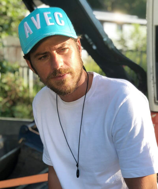 AVEC BASEBALL CAP LIGHT BLUE MEN