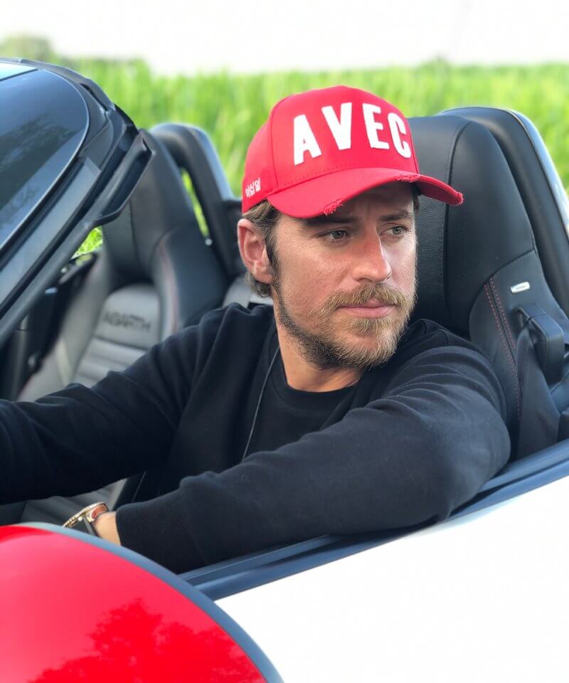 AVEC BASEBALL CAP RED MEN