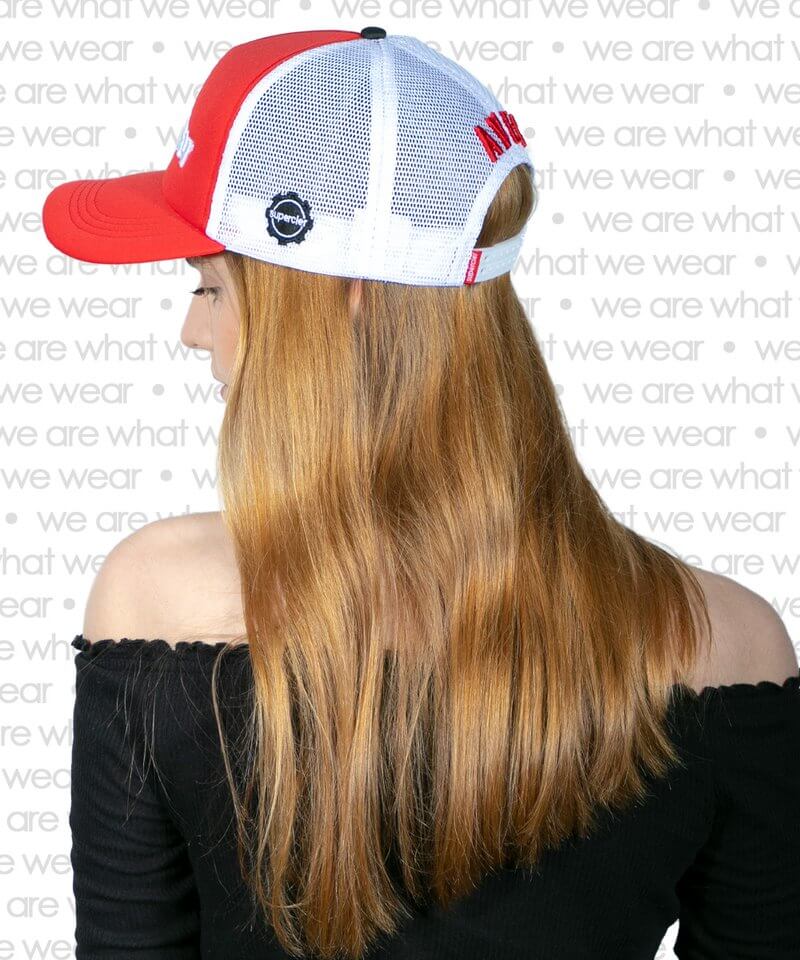 SUPERCLER MESH CAP RED WHITE LADIES