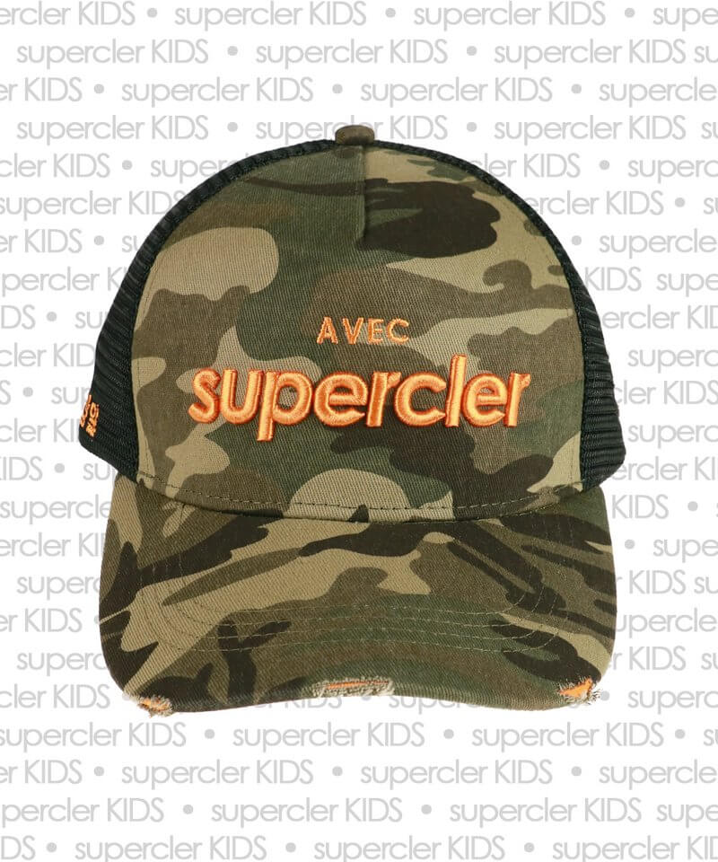 SUPERCLER MESH CAP CAMOUFLAGE KIDS