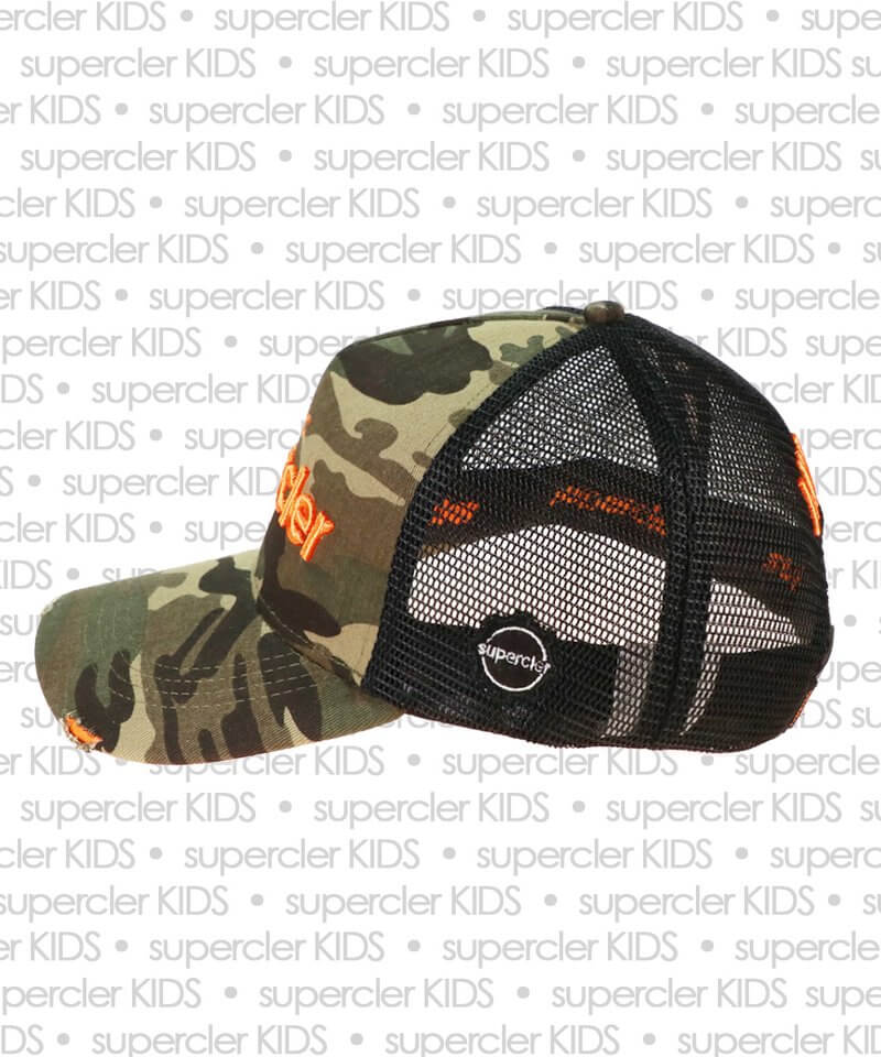 SUPERCLER MESH CAP CAMOUFLAGE KIDS