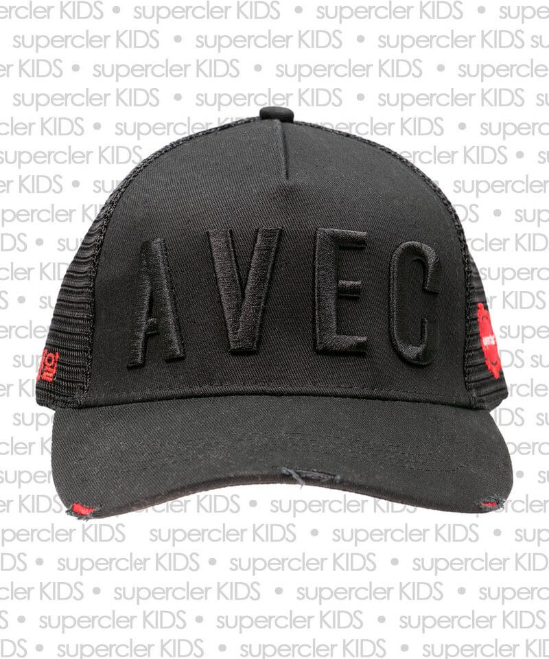 AVEC MESH CAP BLACK KIDS